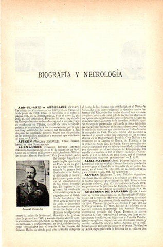 LAMINA V29519: General Alexander
