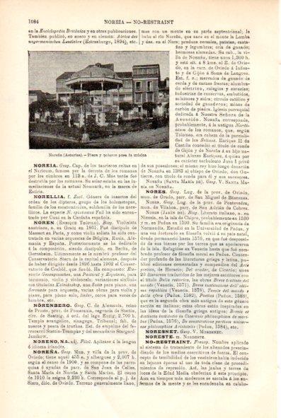 LAMINA V29420: Plaza y quiosco para musica en Noreña, Asturias