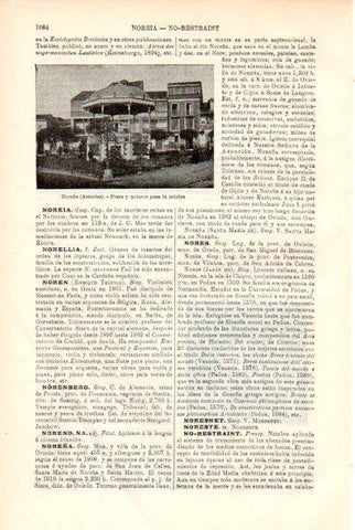 LAMINA V29420: Plaza y quiosco para musica en Noreña, Asturias