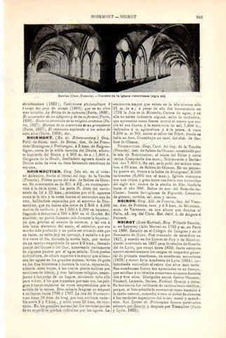 LAMINA V29407: Claustro de la iglesia de Noirlac
