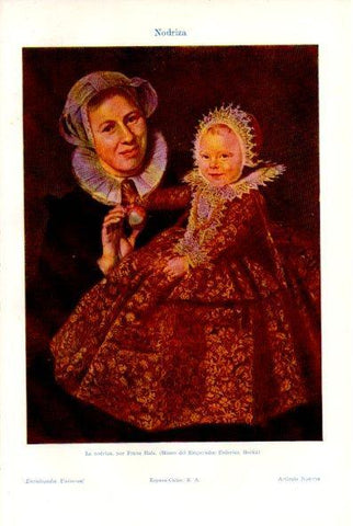 LAMINA V29400: La nodriza por Frans Hals