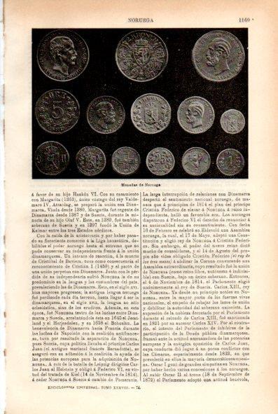 LAMINA V29443: Monedas de Noruega