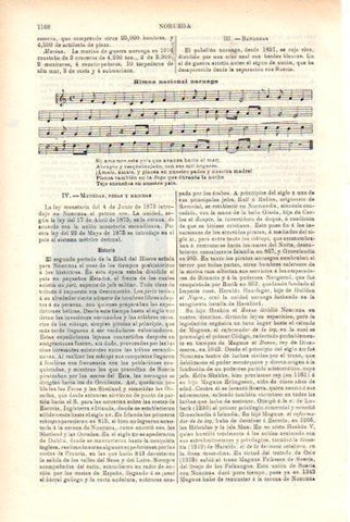 LAMINA V29441: Himno nacional de Noruega