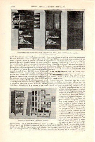 LAMINA V29427: Mueble clasificador de Estados Unidos