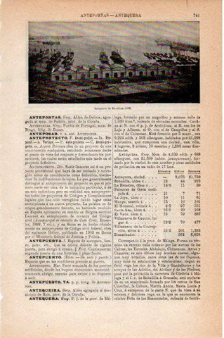LAMINA V30791: Antepuerto de Barcelona en 1908