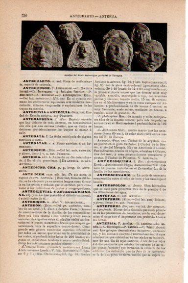 LAMINA V30786: Antefijas del Museo Arqueologico de Tarragona