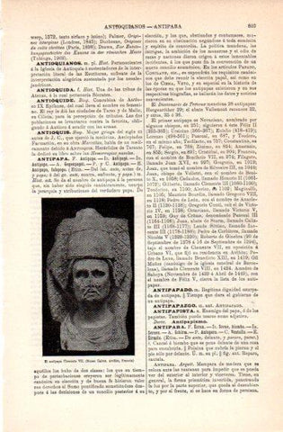 LAMINA V30801: Antipapa Clemente VII