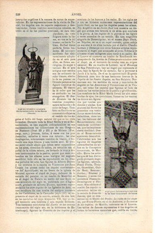 LAMINA V30765: Angel de la fachada del Ayuntamiento de Barcelona