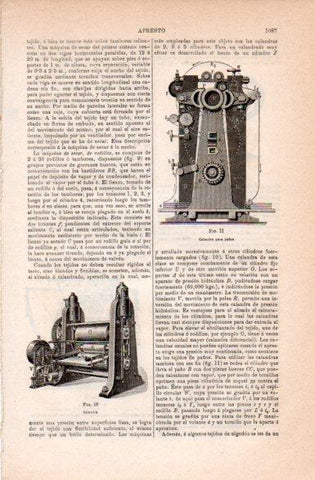 LAMINA V30847: Calandra para paños