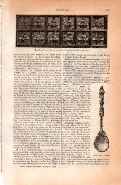 LAMINA V30842: Los Apostoles del Tesoro de la catedral de Aquisgran