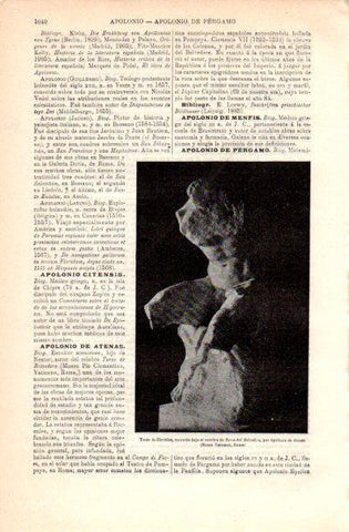 LAMINA V30839: Torso de Hercules o Torso del Belvedere