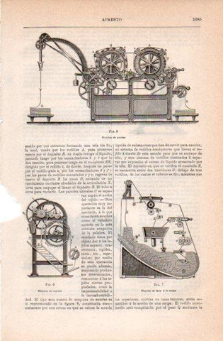 LAMINA V30848: Maquina de perchar