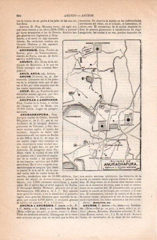 LAMINA V30830: Ruinas de Anuradhapura