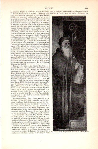 LAMINA V30826: San Antonio Abad por B. Luini