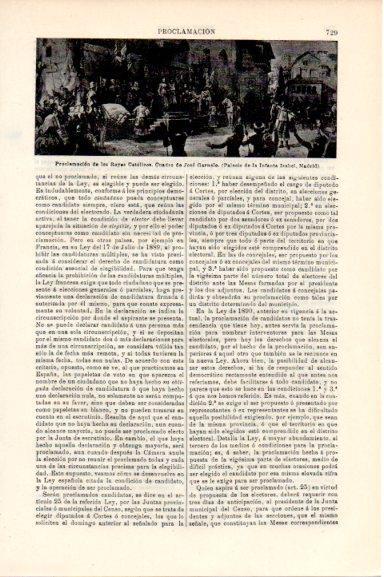 LAMINA V30545: Proclamacion de los Reyes Catolicos por Jose Garnelo
