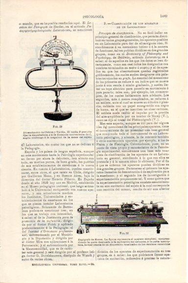 LAMINA V30576: Dinamometro de Cheron y Verdin y Ergografo de Mosso
