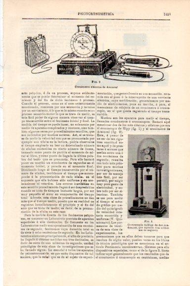 LAMINA V30573: Cronometro electrico de Arsonval