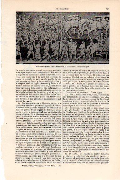 LAMINA V30538: Prisioneros godos de la Columna de Constantinopla