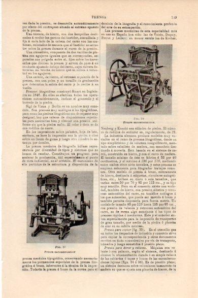 LAMINA V30505: Prensa encuadernadora