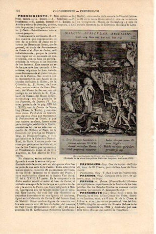 LAMINA V30502: El prendimiento de Cristo por Jeronimo Wierix
