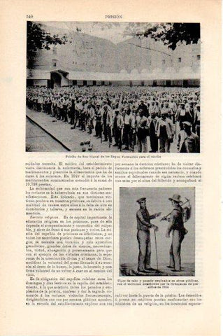 LAMINA V30535: Rancho en la prision San Miguel de los Reyes en Valencia