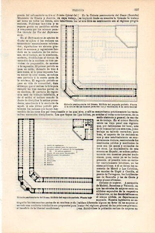 LAMINA V30534: Plantas de la penitenciaria del Dueso