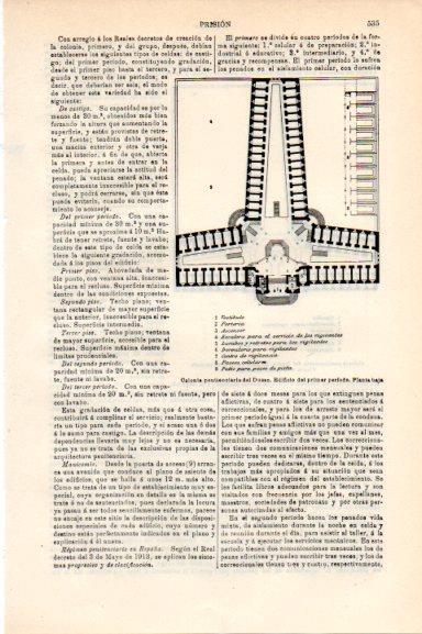 LAMINA V30533: Colonia penitenciaria del Dueso, planta baja