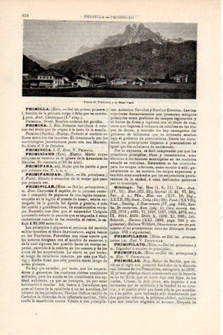 LAMINA V30522: Fiera di Primiero y el Sass Maor