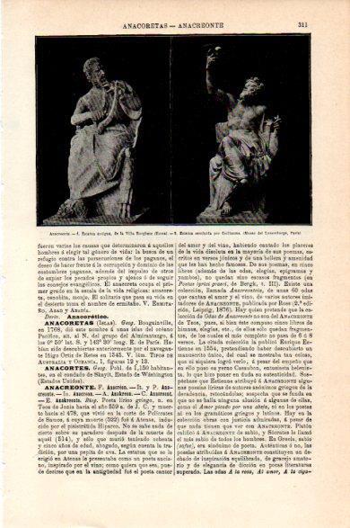 LAMINA V30665: Estatuas de Anacreonte