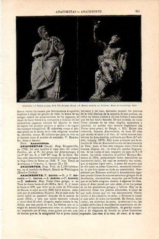 LAMINA V30665: Estatuas de Anacreonte