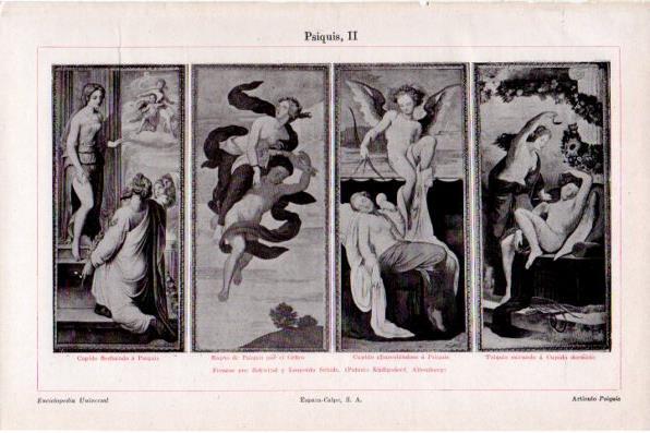 LAMINA V30693: Psiquis frescos por Schwind y Shulz