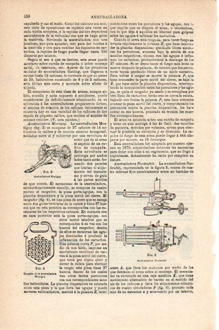LAMINA V30636: Ametralladora Montigny y Nordenfelt