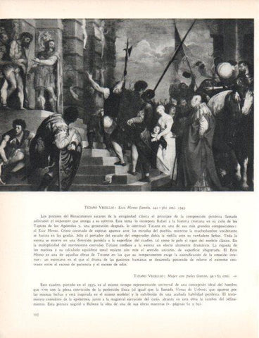LAMINA V30454: Ecce Homo por Tiziano