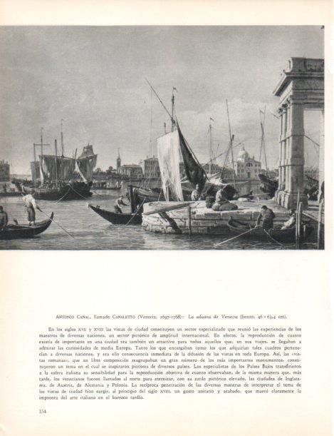 LAMINA V30480: La aduana de Venecia por Canaletto