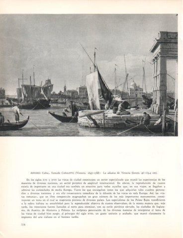 LAMINA V30480: La aduana de Venecia por Canaletto