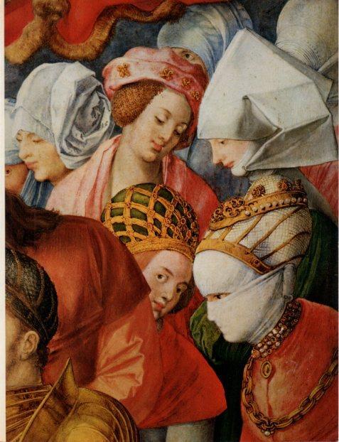 LAMINA V30420: Adoracion de la Santisima Trinidad por Todos los Santos, detalle por Albrecht Durer