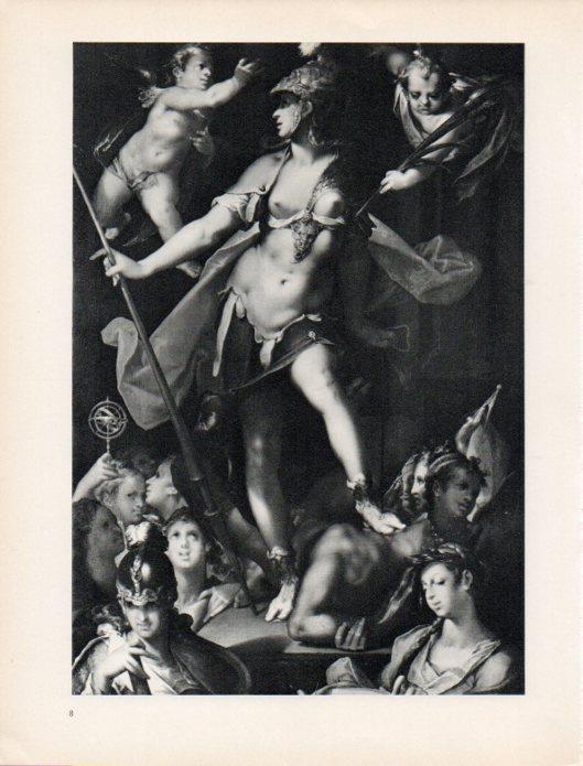 LAMINA V30408: Triunfo de la Sabiduria por Bartholomaeus Spranger