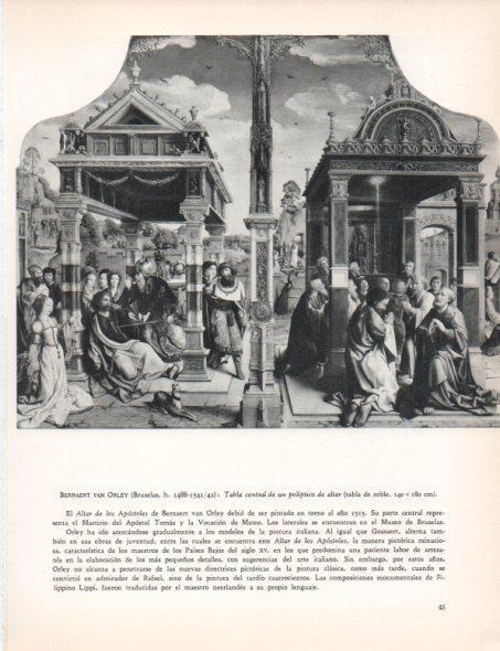 LAMINA V30426: Tabla central de un poliptico de altar por Bernaert van Orley