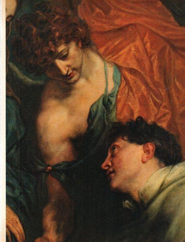 LAMINA V30438: El beato Hermano Jose, detalle por Anton van Dyck