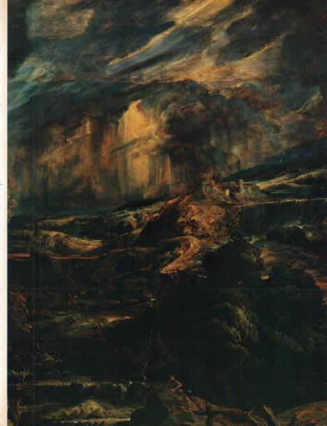LAMINA V30434: Tormenta con Filemon y Baucis, detalle por Rubens