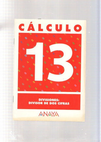 Calculo 13: Divisiones: divisor de dos cifras