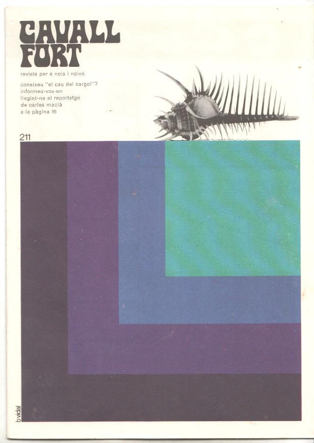 Revista Cavall Fort numero 211, ocubre 1971 - El cau del cargol