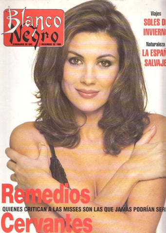 Blanco y Negro numero 4040, diciembre 1996: Remedios Cervantes, quienes cri-