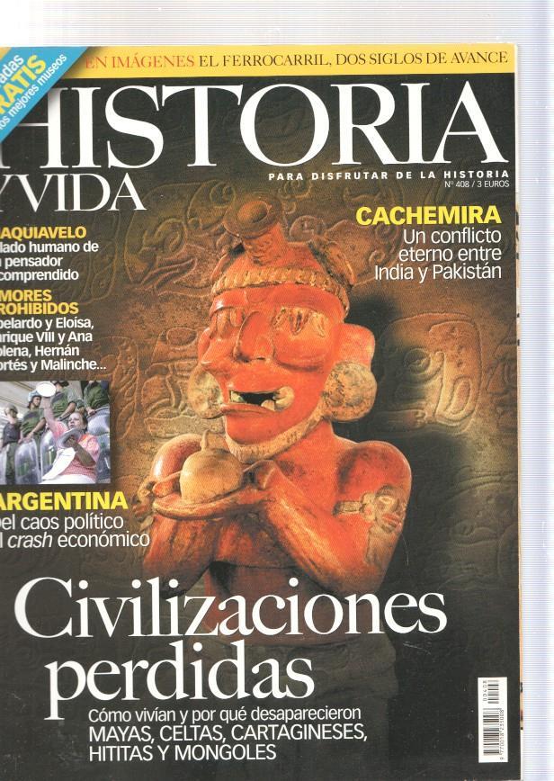 Historia y Vida numero 408, 2008: En imagenes, el ferrocarril, dos siglos de 