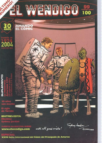 Fanzine: El Wendigo numero 099/100: Salon gijon 2003, Jeff Hawkem Moebius