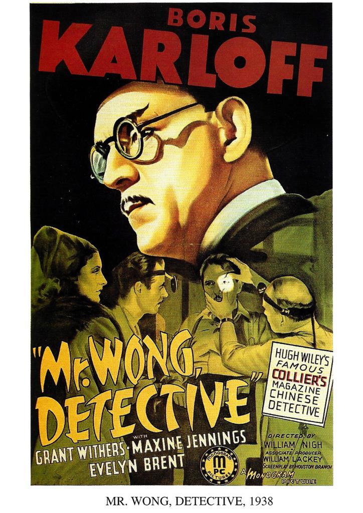 Poster DIN 4 numero 1262: Mr. Wong, detective, 1938: Boris Karloff