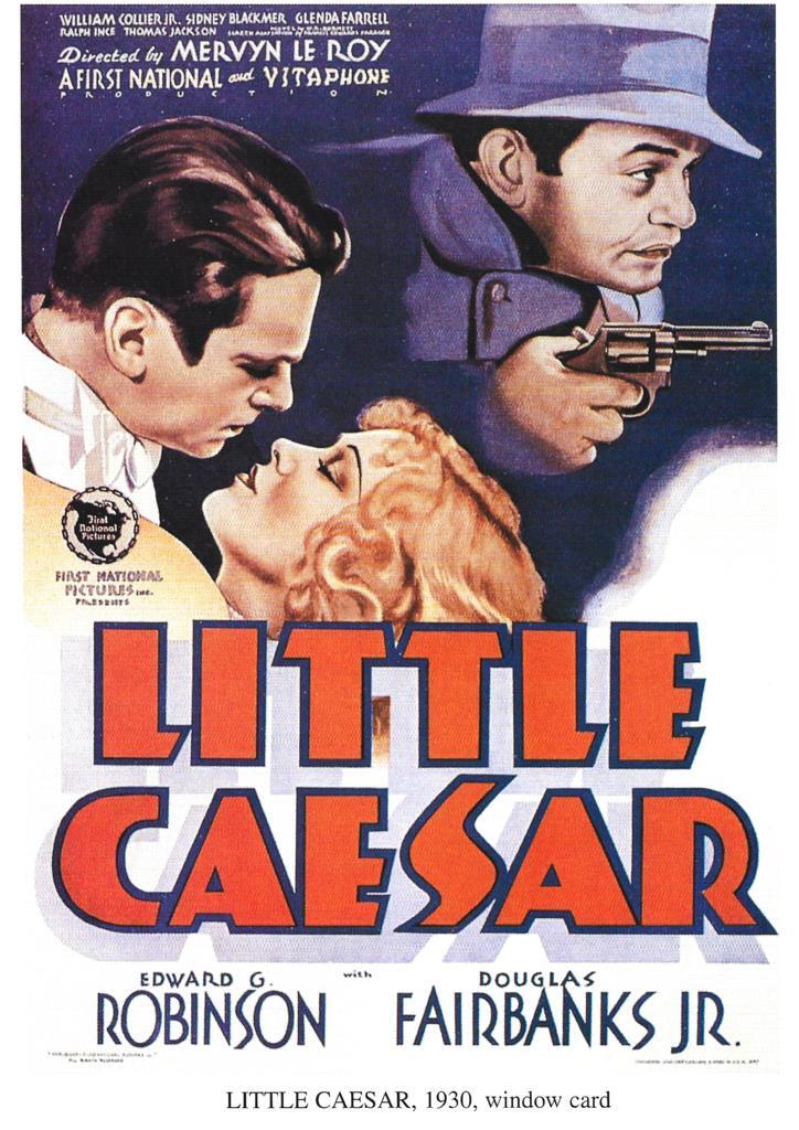 Poster DIN 4 numero 1269: Little Caesar, 1930: Edward G.Robinson, Douglas Fairbanks Jr