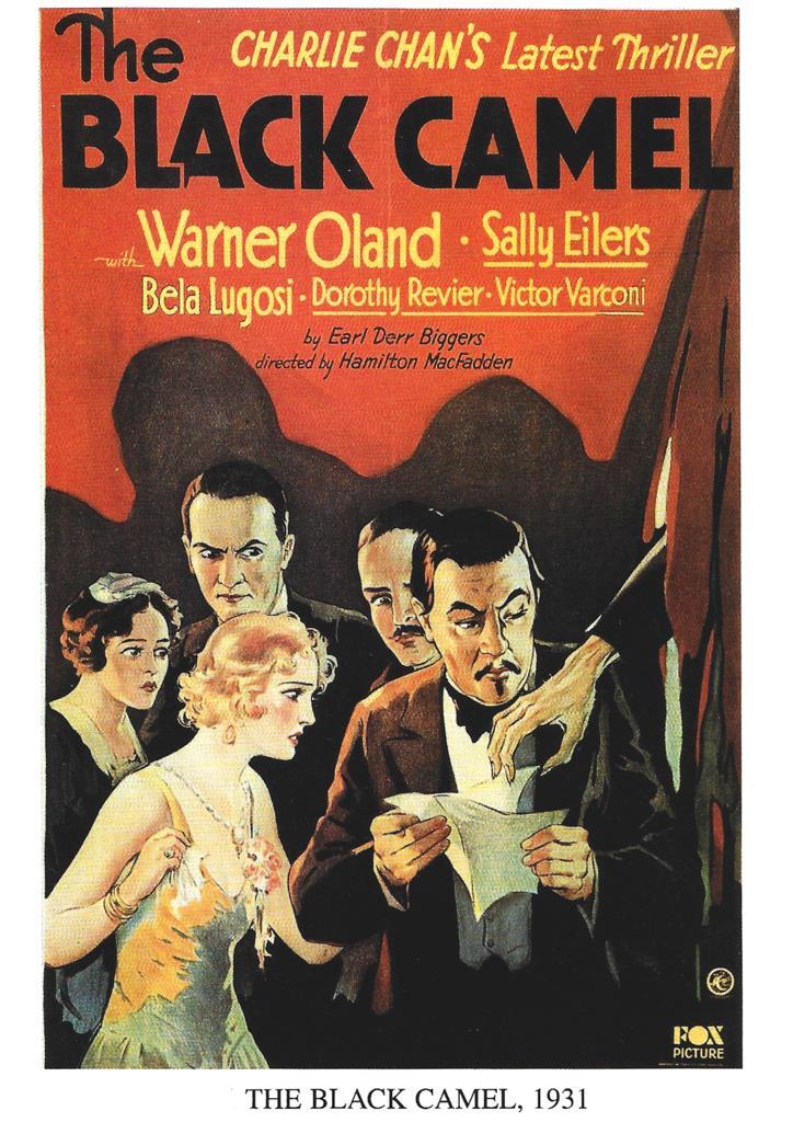 Poster DIN 4 numero 1270: Charlie Chans: The Black Camel, 1931: Warner Oland, Bela Lugosi