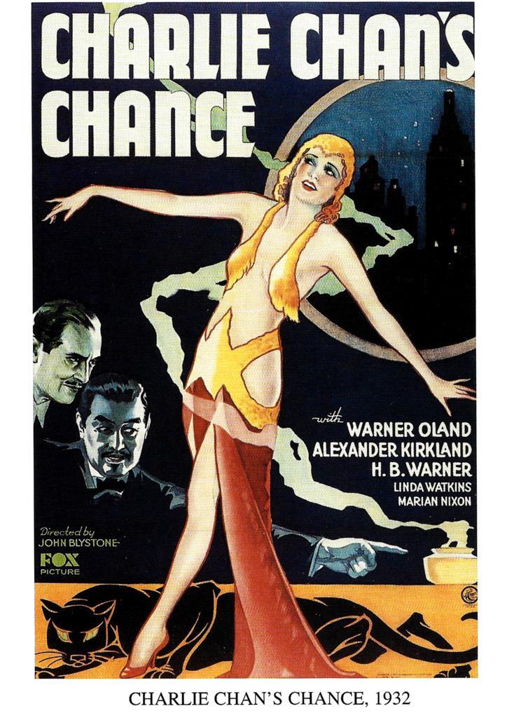 Poster DIN 4 numero 1271: Charlie Chan's: Chance, 1932: Warner Oland