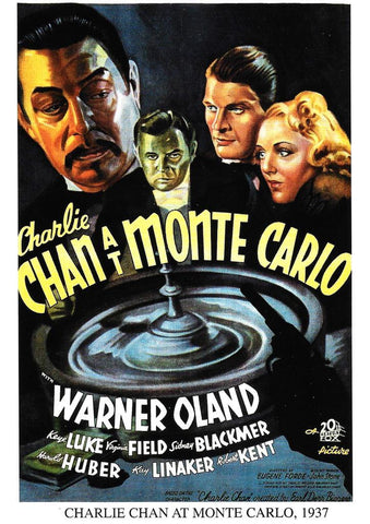 Poster DIN 4 numero 1273: Charlie Chan at Monte Carlo, 1937: Warner Oland,  